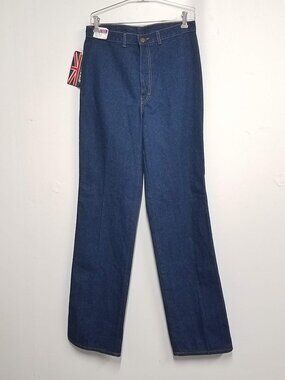 Brittania Jeans Womens High Rise 13 Long 3757-2 Made in USA 100% Cotton NWT NOS
